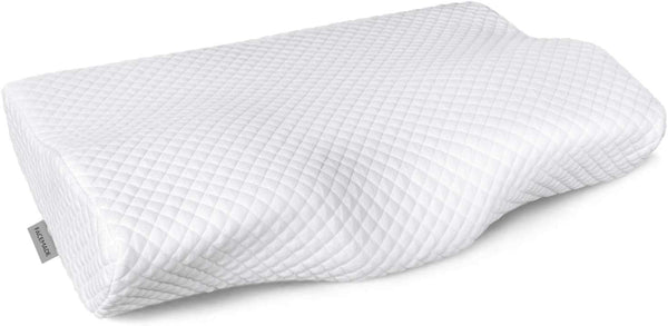 FACEMADE Memory Foam Pillow for Relieving Neck Pain, Sleeping, Adjustable Ergonomic Cervical Pillows.